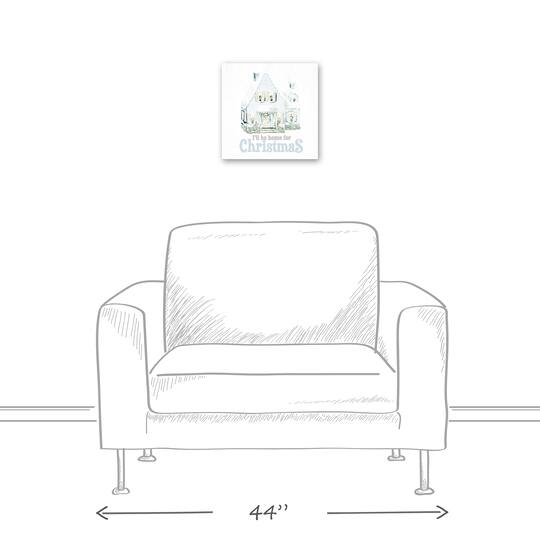 Home For Christmas Canvas Wall Art